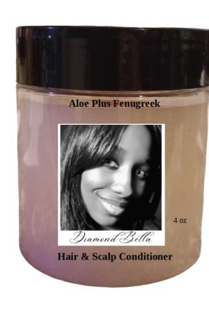 Aloe Plus Fenugreek Hair & Scalp Conditioner 4 oz, made in USA for all hair types
