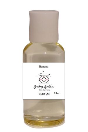 Kids Banana Hair Oil, 3 fl oz, Made in USA, for All Hair Types