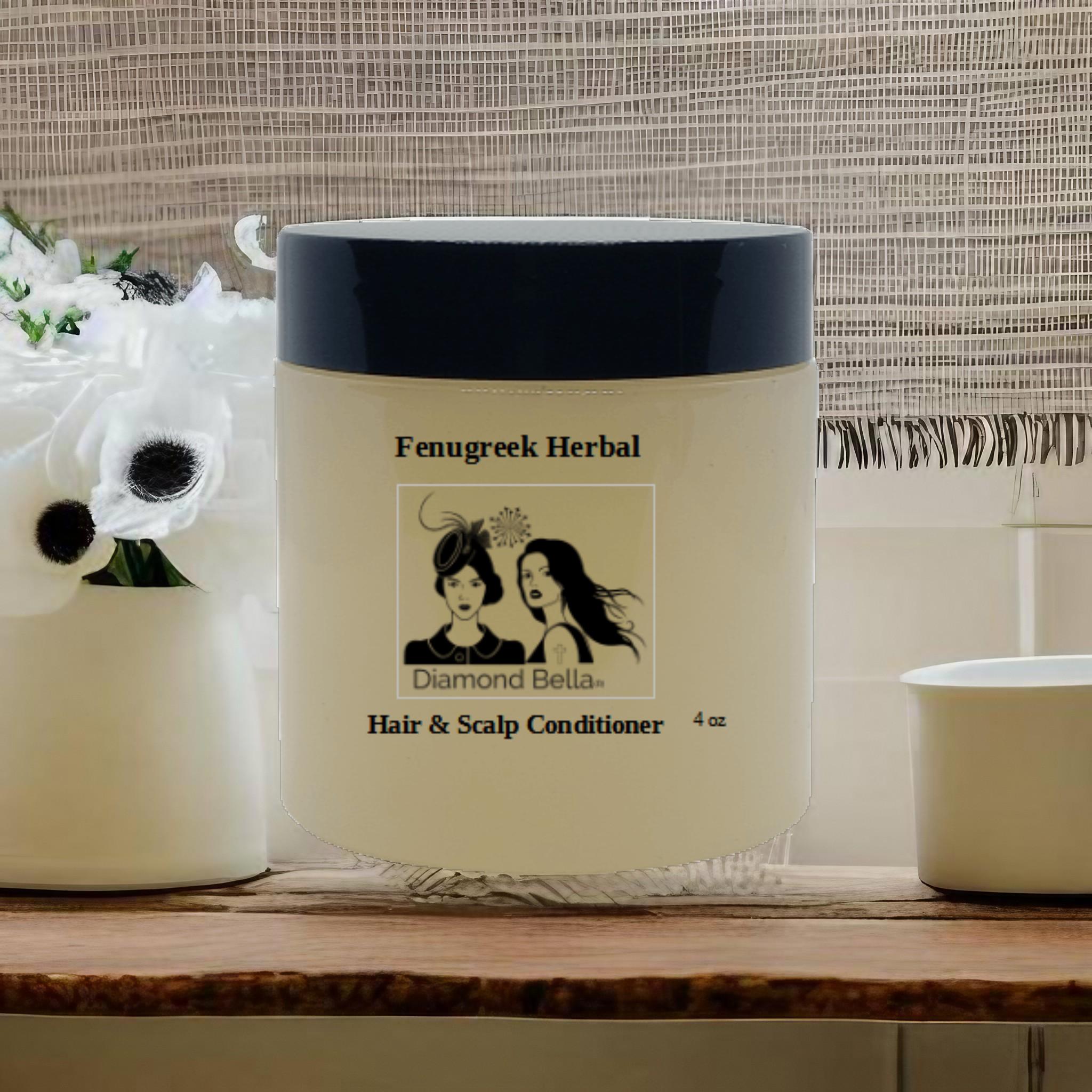 Fenugreek Herbal Hair & Scalp Conditioner 4 oz - Image 2