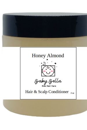 Kids Honey Almond Hair & Scalp Conditioner, 4 OZ, Made in USA