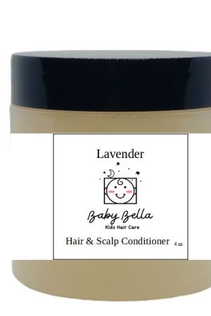 Kids Lavender Hair & Scalp Conditioner, 4 OZ, Made in USA