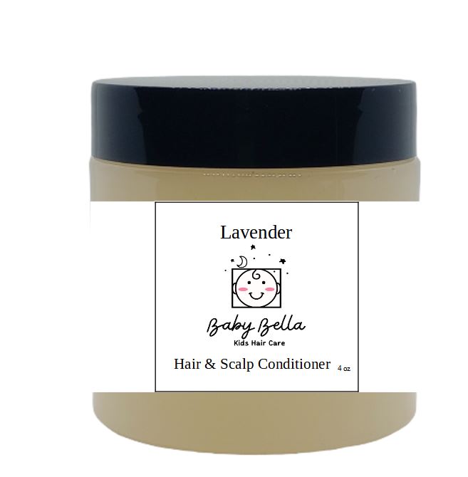 Kids Lavender Hair & Scalp Conditioner, 4 OZ, Made in USA