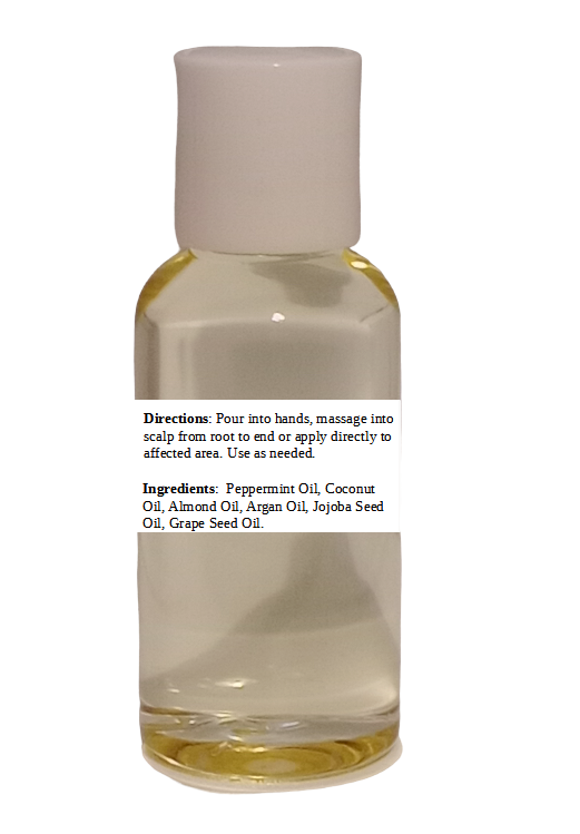 Peppermint Hair Oil 3 fl oz - Image 4
