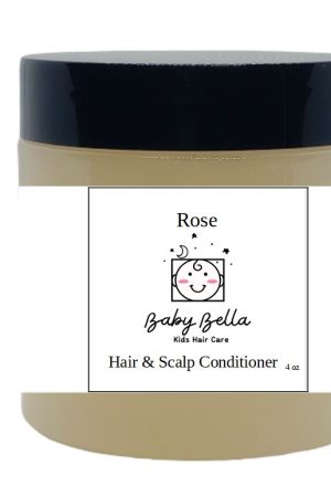 Kids Rose Hair & Scalp Conditioner, 4 OZ, Made in USA