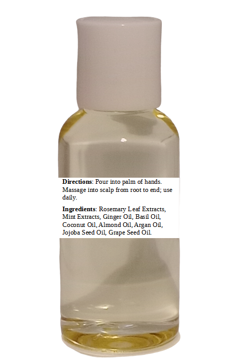 Rosemary & Mint Hair Oil 3 fl oz - Image 3