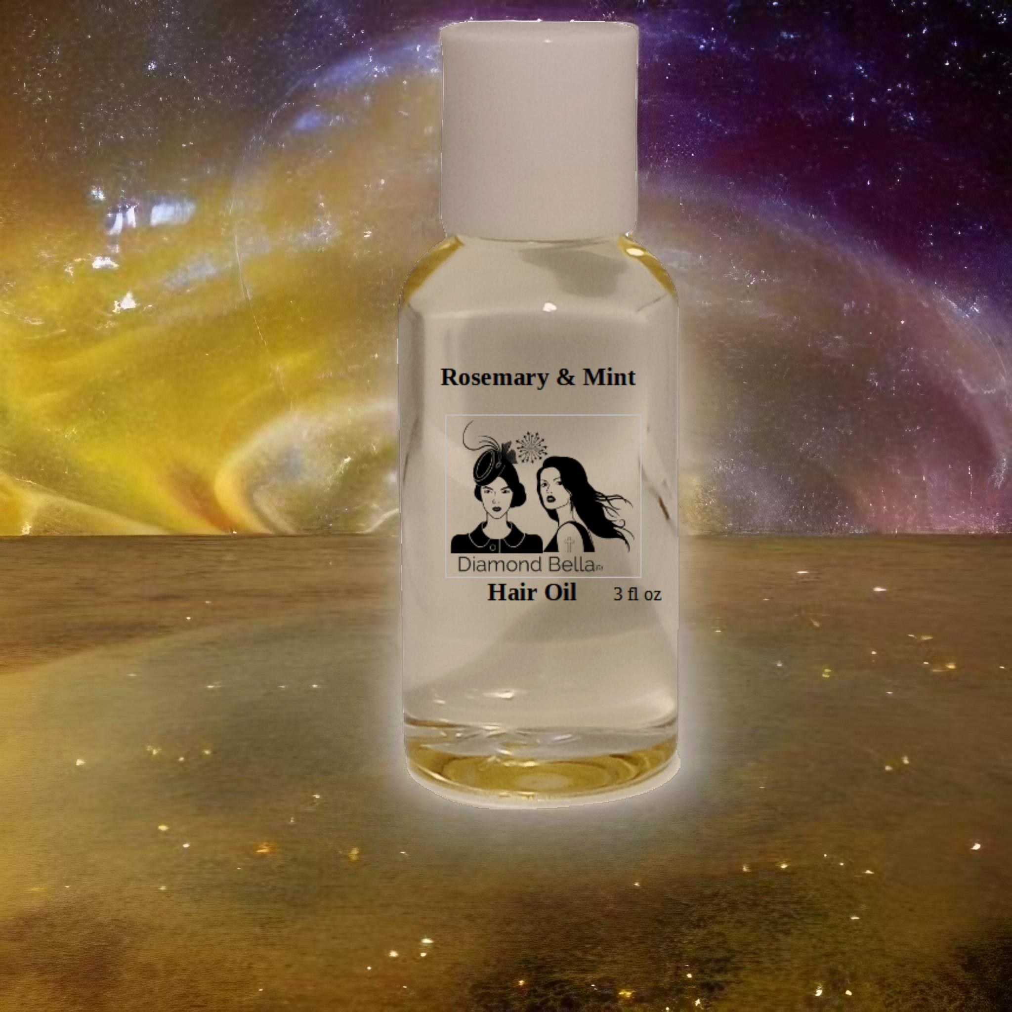 Rosemary & Mint Hair Oil 3 fl oz - Image 2