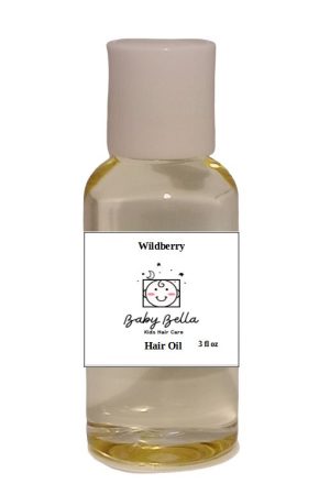 Kids Wildberry Hair Oil, 3 fl oz, Made in USA, for All Hair Types
