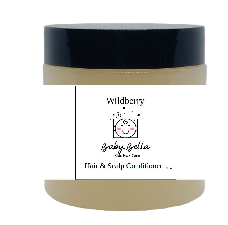Kids Wildberry Hair & Scalp Conditioner, 4 OZ, Made in USA